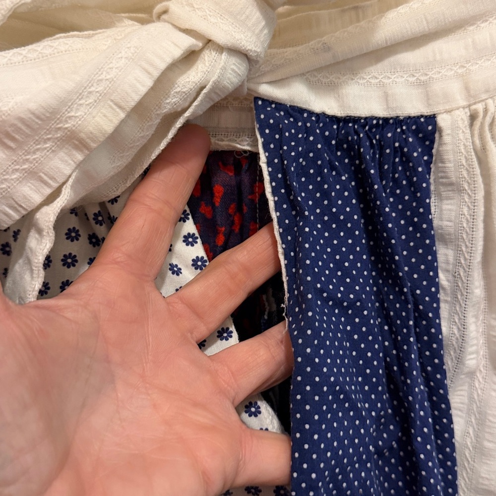 Vintage Patchwork Skirt Handmade - image 6